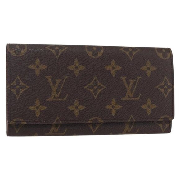 Louis Vuitton Handbags - LOUIS VUITTON Monogram Porte Yen 3 Credit Long Wallet M61818 LV Auth BA8363